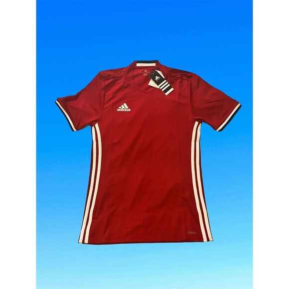 Adidas Condivo 16 Soccer Jersey Men's S Red/White ClimaCool Short Sleeve NWT - Picture 1 of 11